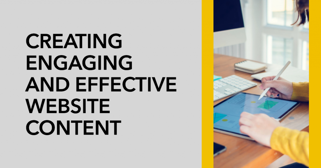 effective website content